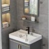 Set Lavamos Mueble Espejo Grifo Modelo 2 - 51x35x40 - Imagen 2
